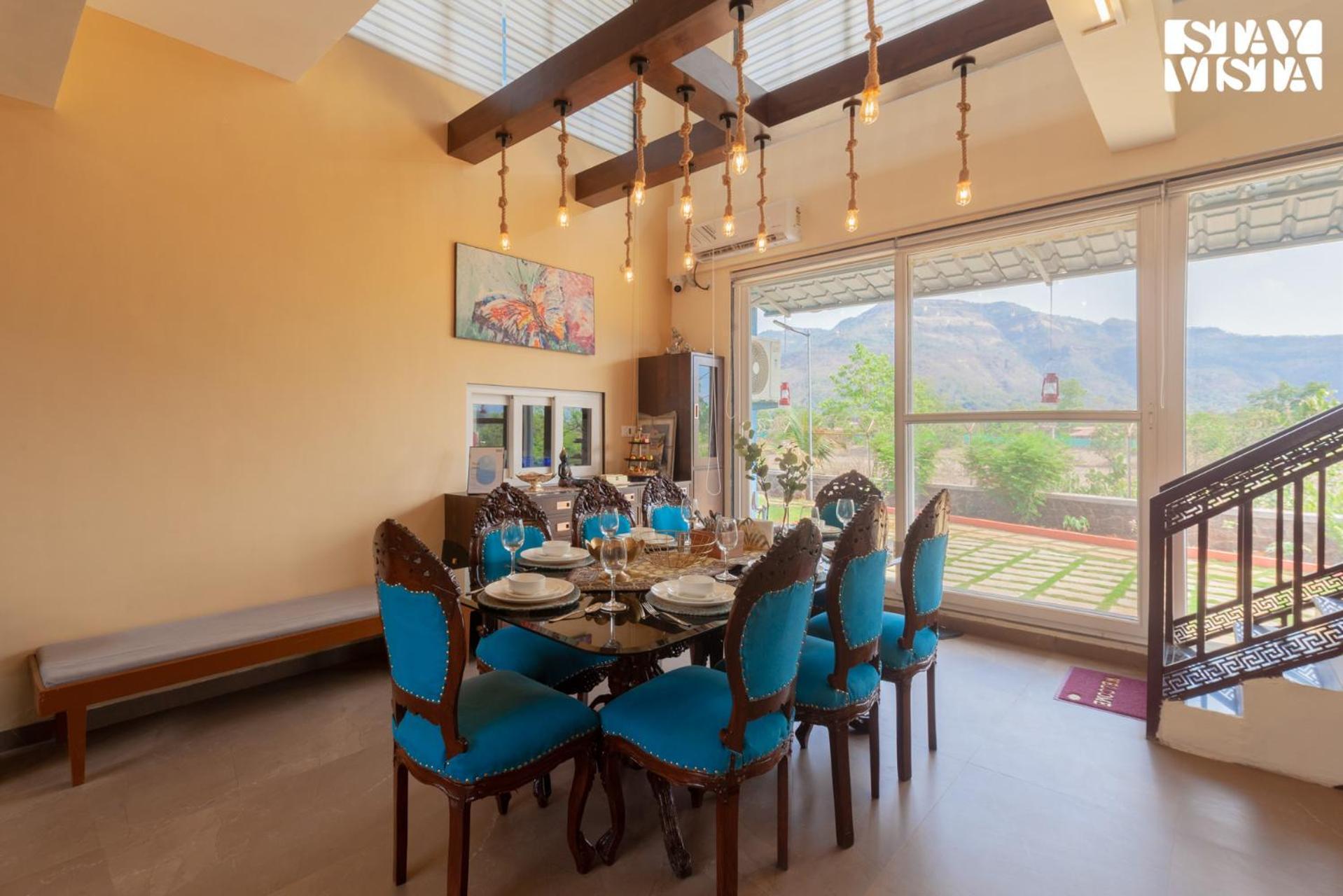 Stayvista'S Hillside Meadows - Mountainside Retreat With Farm View, Pool & Deck, Lawn & Gazebo Chinchavli Exterior foto